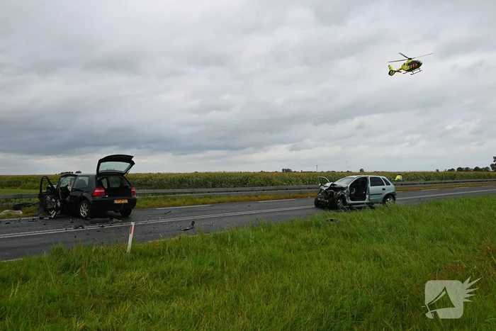 Ernstig ongeval leidt tot wegafsluiting