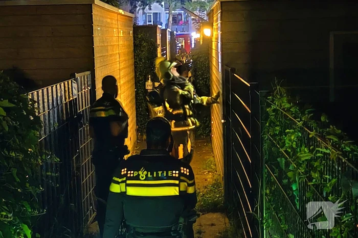 Brandweer ingezet voor brand in bijgebouw