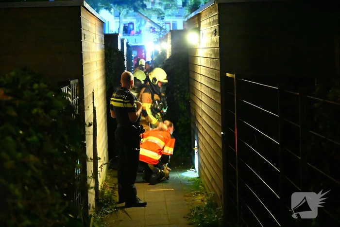 Brandweer ingezet voor brand in bijgebouw