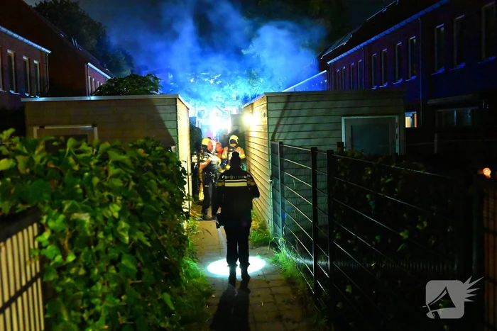 Brandweer ingezet voor brand in bijgebouw