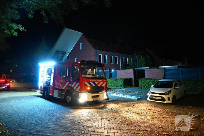 Brandweer ingezet voor brand in bijgebouw