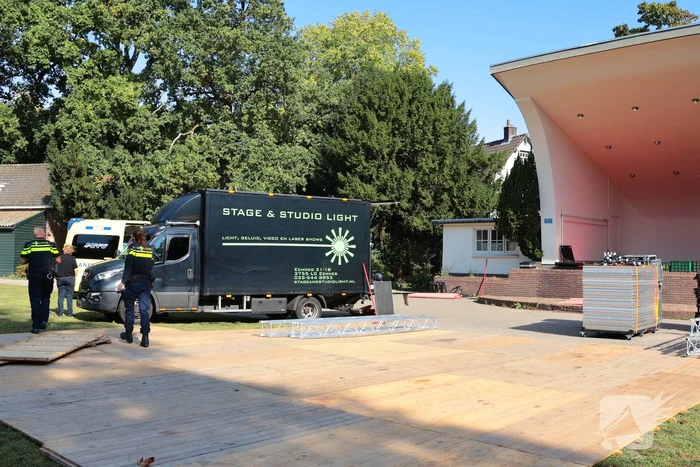 Gewonde bij incident tijdens festivalopbouw