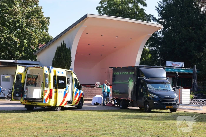 Gewonde bij incident tijdens festivalopbouw