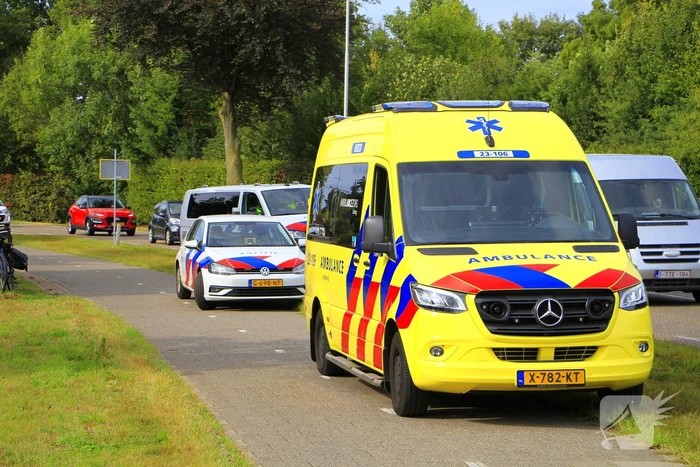 Fietser gewond bij aanrijding met auto