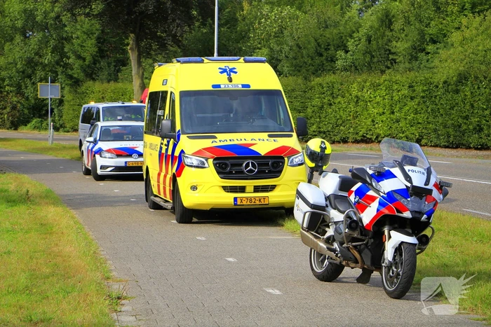 Fietser gewond bij aanrijding met auto
