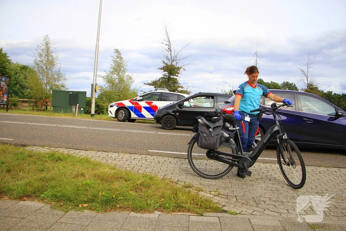 Fietser gewond bij aanrijding met auto