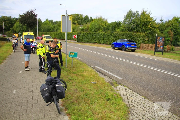 Fietser gewond bij aanrijding met auto