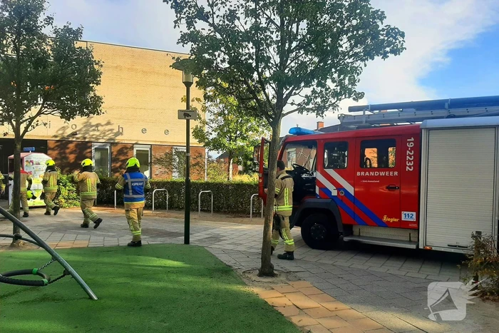 Melding gaslucht bij basisschool