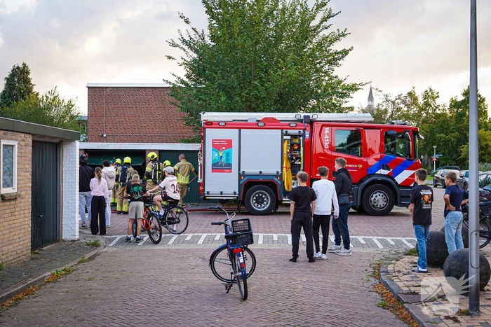 Veel brandschade aan garagebox