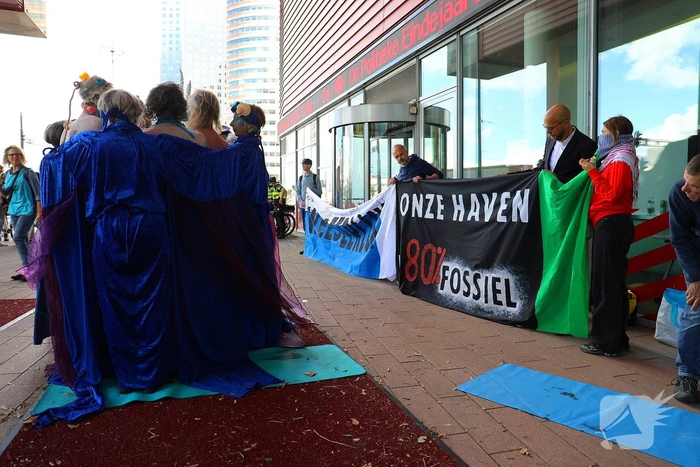 Demonstratie tijdens Wereldhavendagen