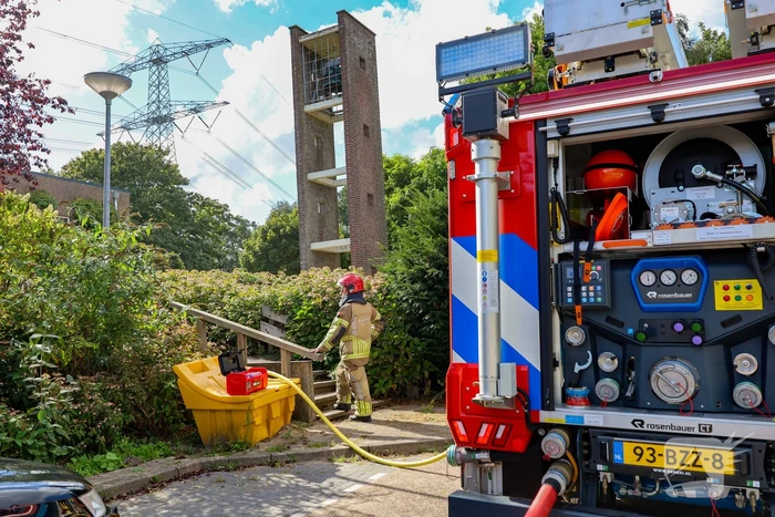 Brand in aula begraafplaats geblust