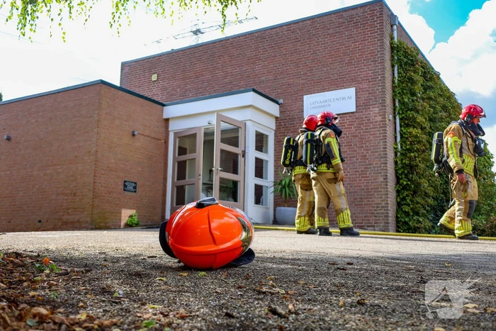 Brand in aula begraafplaats geblust
