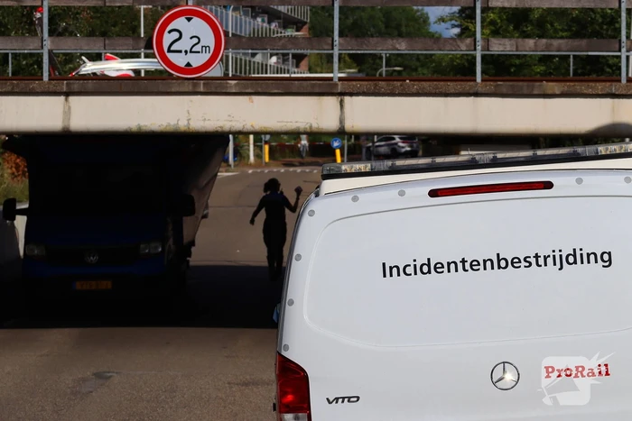 Aanrijding met spoorviaduct