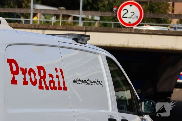 Aanrijding met spoorviaduct