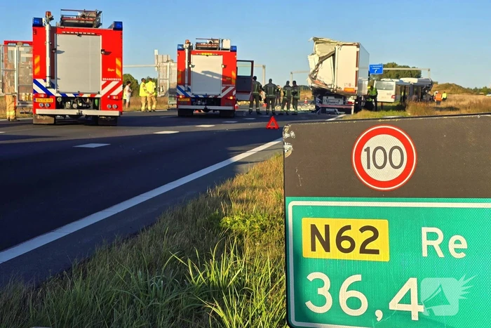Zwaargewonden bij snelwegongeval