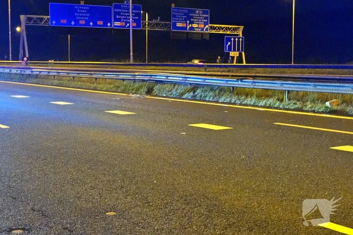 Kop-staartbotsing op snelweg