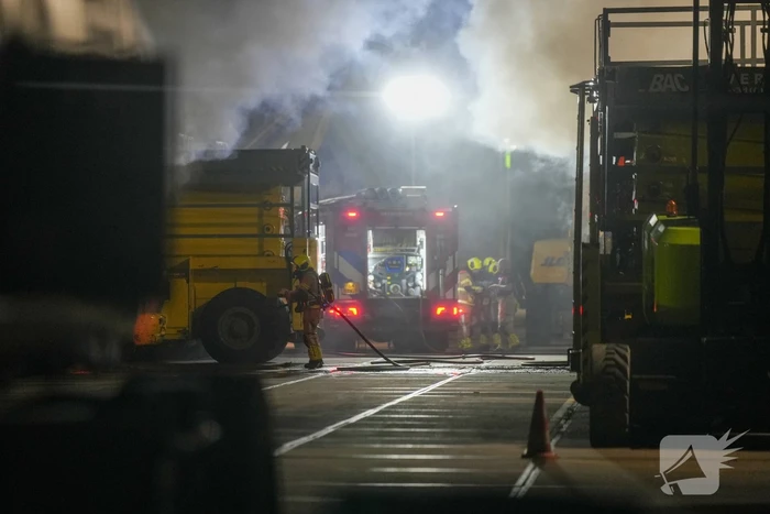 Buitenbrand bij hoogwerker verhuur