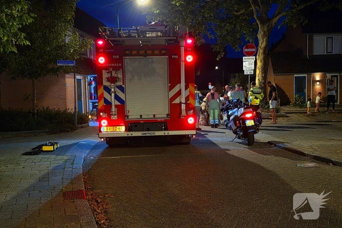 Brandweer redt kind na fietsongeluk