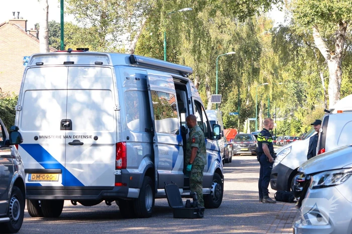 Explosief op straat gedetecteerd