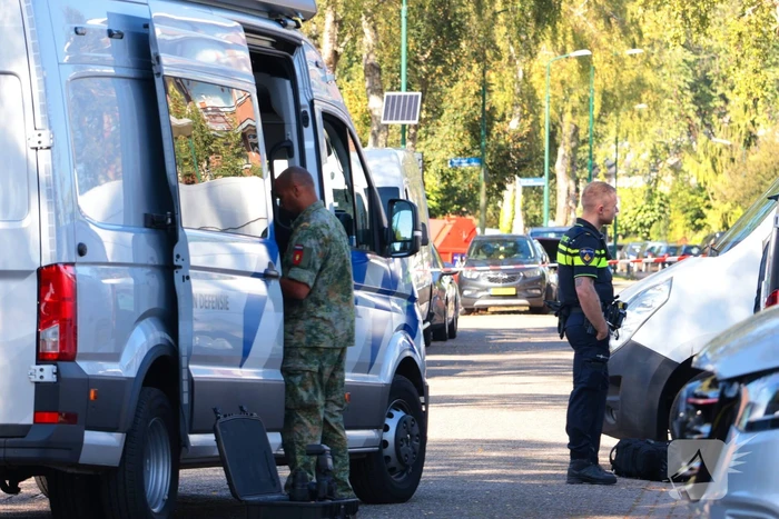 Explosief op straat gedetecteerd