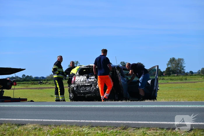 Hulpdiensten snel ter plekke na ongeval