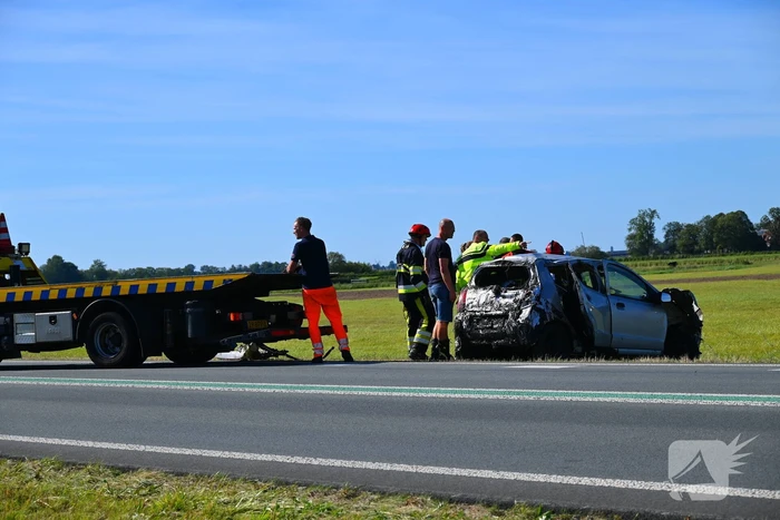 Hulpdiensten snel ter plekke na ongeval