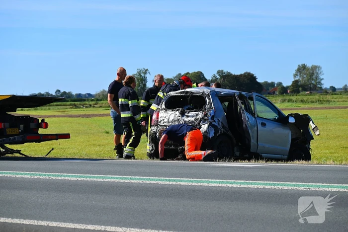 Hulpdiensten snel ter plekke na ongeval