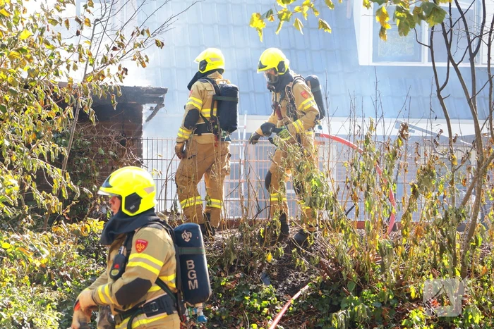 Brand in garage onder controle