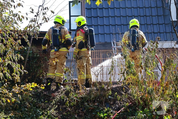 Brand in garage onder controle