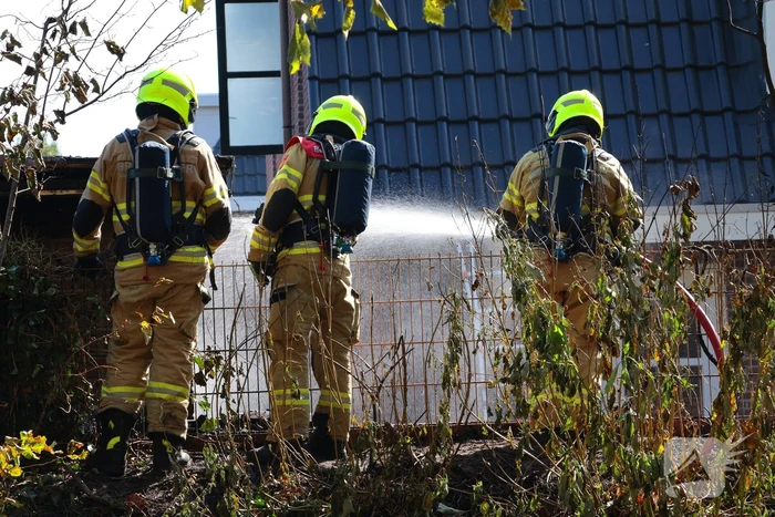 Brand in garage onder controle