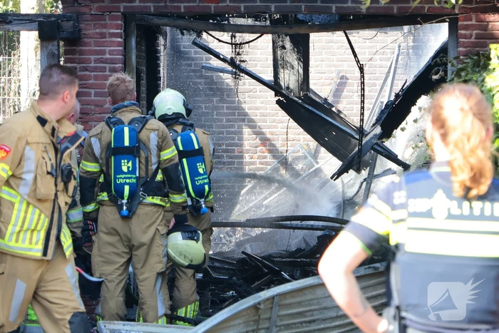Brand in garage onder controle