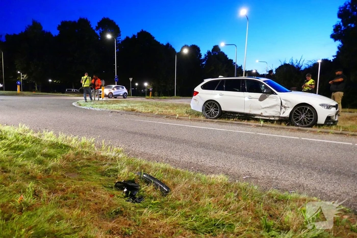Geen gewonden na botsing op kruising