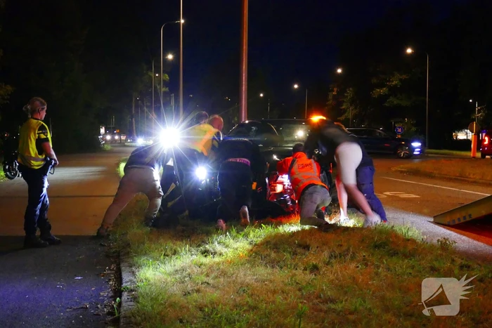Geen gewonden na botsing op kruising