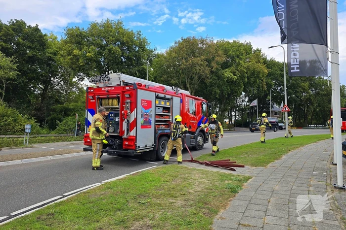 Rook in lijnbus leidt tot snelle brandweeractie