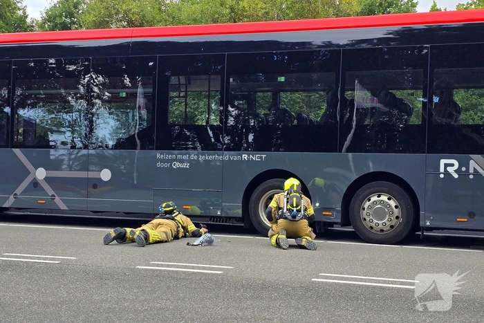 Rook in lijnbus leidt tot snelle brandweeractie