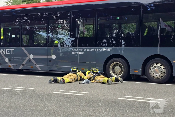 Rook in lijnbus leidt tot snelle brandweeractie