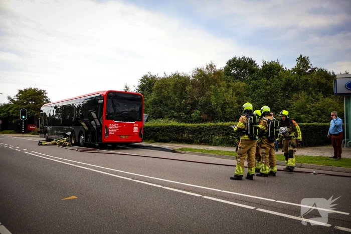 Rook in lijnbus leidt tot snelle brandweeractie