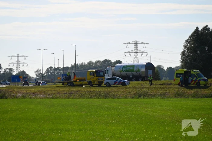 Motorrijder gewond bij ongeval