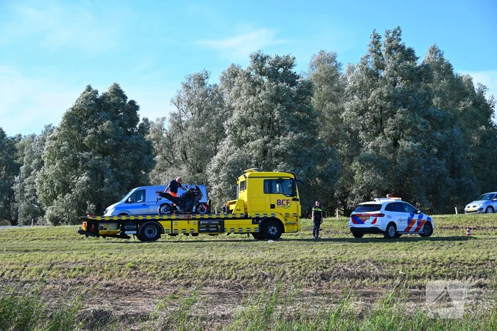 Motorrijder gewond bij ongeval
