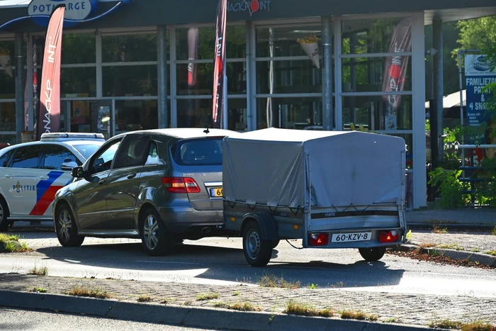 Kettingbotsing met drie voertuigen