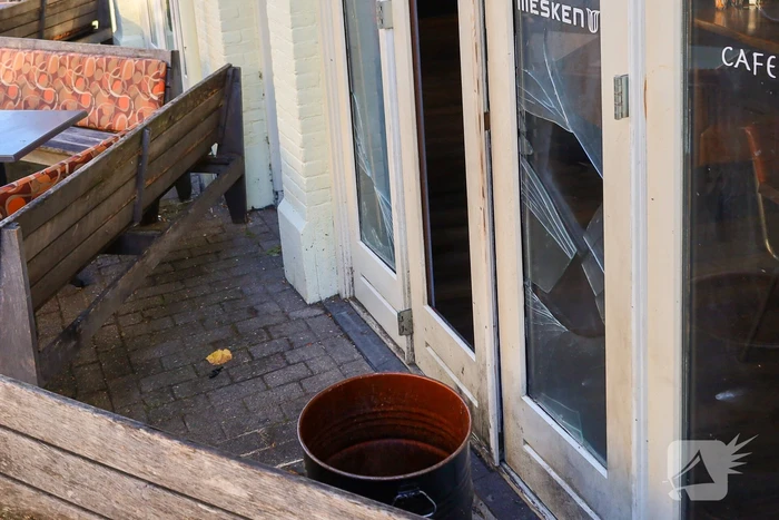 Schade door explosie bij restaurant