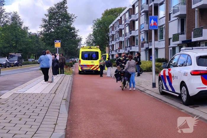 Botsing tussen scooter en voetganger