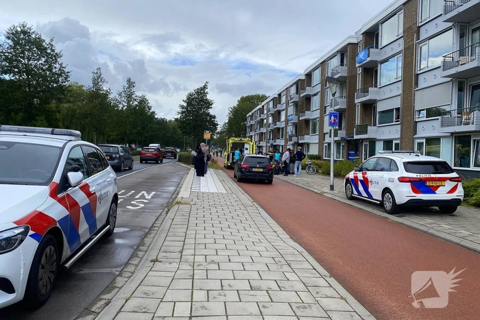 Botsing tussen scooter en voetganger