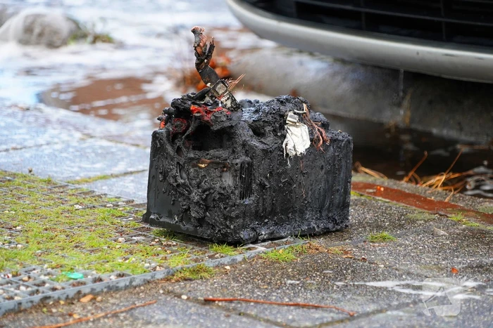 Brand in voertuig geblust
