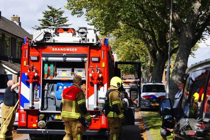 Pannetje vat vlam in keuken