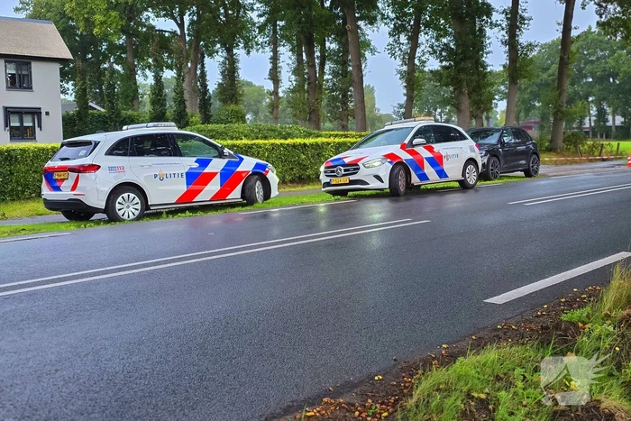 Botsing tussen bestelbus en scooter