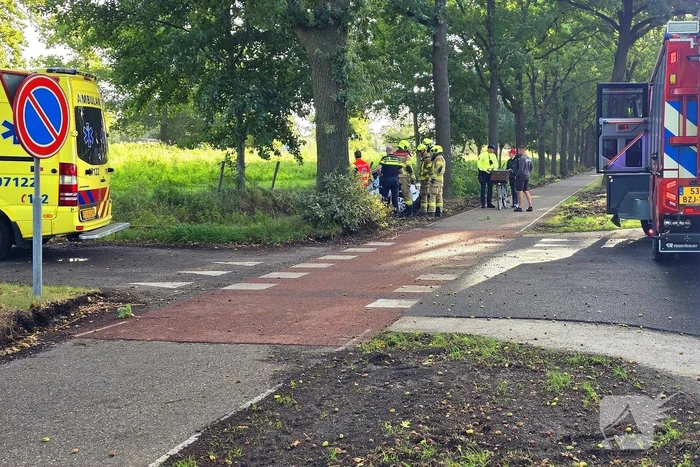 Auto belandt in greppel na ongeval