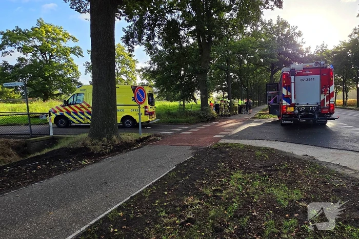 Auto belandt in greppel na ongeval