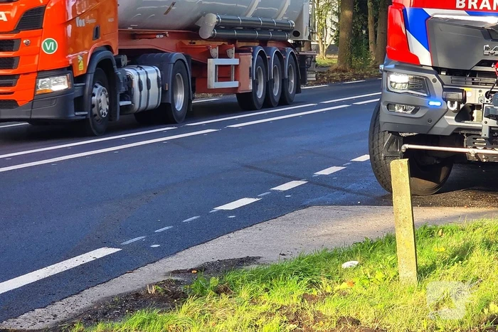 Auto belandt in greppel na ongeval