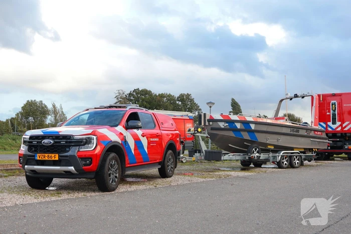 Grootschalige zoekactie op water naar persoon